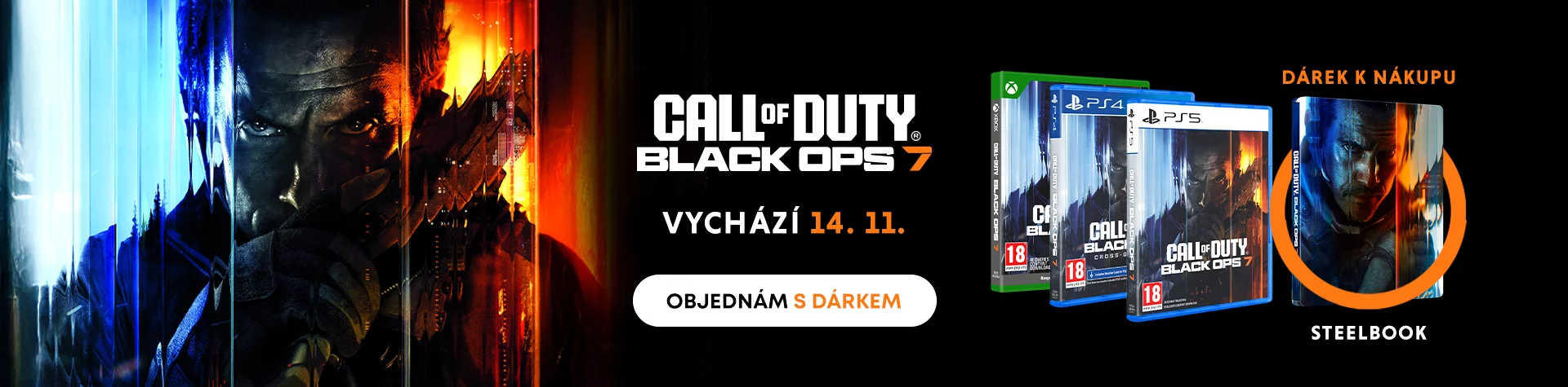 Call od Duty Black Ops 7 - Steelbook zdarma